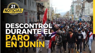 Descontrol en Junín por paro de transportistas