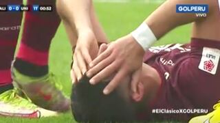 Federico Alonso y su lesión al inicio del Alianza Lima vs. Universitario [VIDEO]