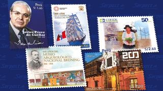 Estampillas por el Bicentenario: Serpost lanza 33 diseños de sellos postales conmemorativos (FOTOS)