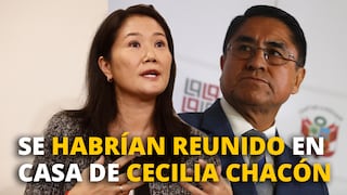 Keiko Fujimori y César Hinostroza se habrían reunido en casa de Cecilia Chacón
