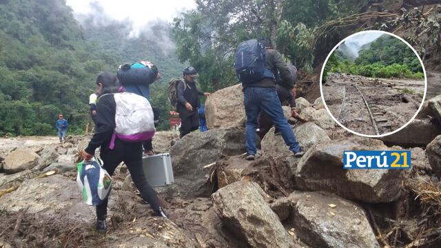 ALERTA: Huaico interrumpe acceso a Machu Picchu Pueblo por vía férrea | VIDEO