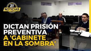 Dictan prisión preventiva a ‘Gabinete en la sombra’ de Pedro Castillo