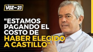Gianfranco Castagnola: “Estamos pagando el costo de haber elegido a Pedro Castillo”