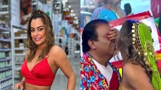 Larissa Riquelme besó a Manolo Rojas y comediante se emocionó | VIDEO