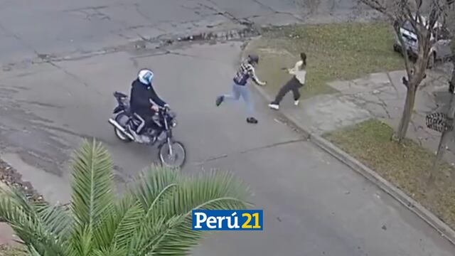 Mujer policía repelió a balazos a dos delincuentes e hirió a uno en frustrado intento de robo | VIDEO
