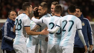 Argentina, sinLionel Messi, venció 1-0 a Marruecos en amistoso en Tánger