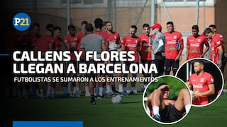 Selección peruana: Alexander Callens y Edison Flores arribaron a España y opinaron sobre el partido de repechaje