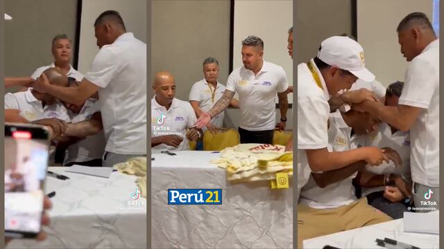 ¿Beso de reconciliación? ‘Cuto’ y Vargas se amistan gracias al ‘Puma’ Carranza [VIDEO]