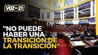 Iván Arenas sobre adelanto de elecciones: “No puede haber una transición de la transición”