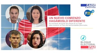 CADE ejecutivos​: Forsyth, Fujimori, Guzmán y Mendoza debaten en el bloque Electoral 2021