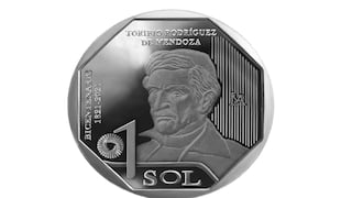 BCR emite nueva moneda de S/ 1 alusiva a Toribio Rodríguez de Mendoza