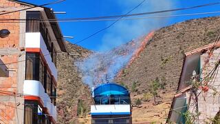 Cusco: incendio forestal se expande rápidamente en San Sebastián