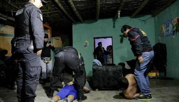 Entre las bandas desarticuladas están “Los Malditos del Gota a Gota de Ucayali”, integrada por 14 criminales. (Foto: Mininter)