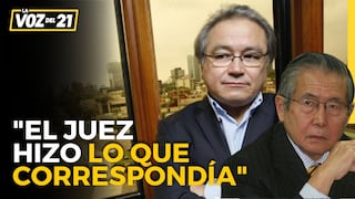 Walter Albán sobre Alberto Fujimori: “El juez hizo lo que correspondía”