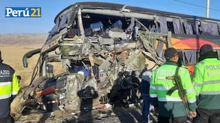 Choque entre dos buses deja cuatro muertos y 19 heridos: Accidente habría sido originado por un tractor  