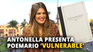 Antonella Carvajal presenta su poemario “Vulnerable” [VIDEO]
