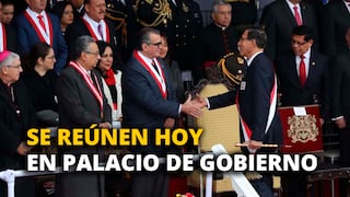 Martín Vizcarra recibe hoy a Olaechea en Palacio por adelanto de elecciones