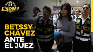 Betssy Chávez pasa control de identidad en el Poder Judicial