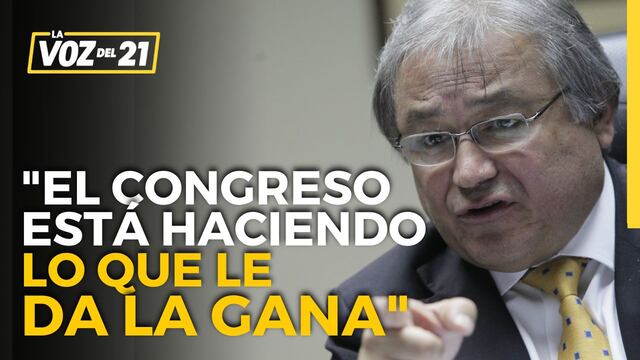Walter Albán sobre eliminación de las PASO: “El Congreso está haciendo lo que le da la gana”