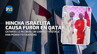 Hincha israelita es la sensación en Qatar: “árabes me piden fotos”