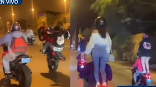 Piqueros en motos lineales toman avenidas en San Juan de Miraflores [VIDEO]