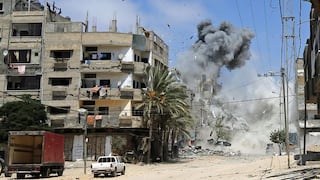 Israel derribó torre de siete pisos en la Franja de Gaza
