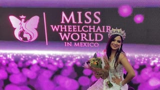 ¡Orgullo peruano! Sandy Izquierdo es la nueva Miss Mundo Silla de Ruedas 2022