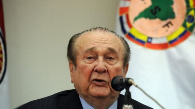 Nicolás Leoz, expresidente de Conmebol, falleció a los 90 años