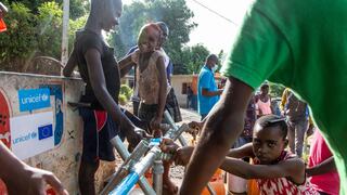 Más de medio millón de niños y niñas en riesgo de contraer enfermedades transmitidas por agua tras terremoto en Haití