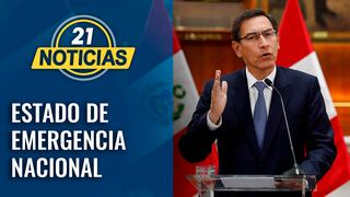 Presidente Vizcarra en mensaje declara estado de emergencia contra coronavirus