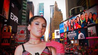 Milena Warthon llega a Times Square tras convertirse en la portada de Spotify EQUAL Andes
