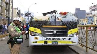 Bus que se quedó sin techo en la Av. Brasil adeuda multa de S/4.800 