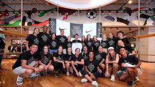 Liga femenina de fútbol: Nike entregó kits a las jugadoras del torneo