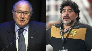 Blatter: ‘Maradona nos critica y luego nos pide trabajo’