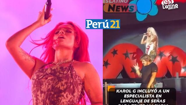 Karol G enternece las redes sociales por concierto inclusivo [VIDEO]