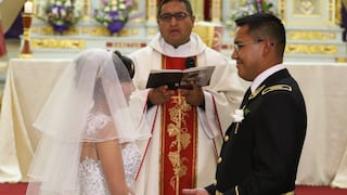 ¡Viva el amor! Así fue la boda de Inés Melchor con teniente de la Policía Nacional en Huancayo [FOTOS]