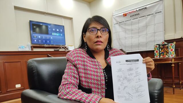Vocera de Perú Libre: Vamos a evaluar ir por la censura del ministro del Interior  
