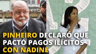 Leo Pinheiro declaró que pactó pagos ilícitos con Nadine Heredia