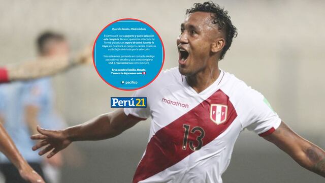 Pacífico ofrece seguro de salud a Renato Tapia para ir a la Copa América