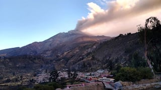 Cenizas de volcán Ubinas superan los 5 km de altura