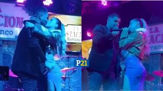 Un canto al amor: Yahaira Plasencia y Jair Mendoza sorprenden al darse un apasionado beso en pleno concierto 