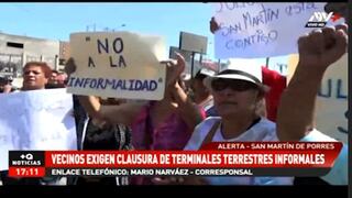 Tragedia en Fiori: Vecinos de San Martín de Porres exige cierre de terminales informales
