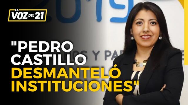 Amalia Moreno: “Pedro Castillo desmanteló instituciones”