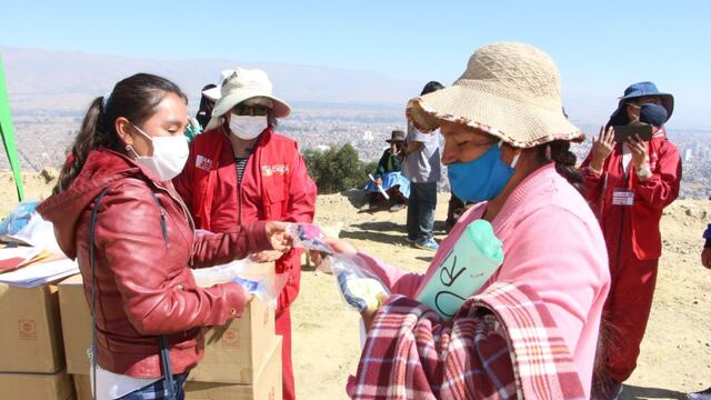 Huancayo: Minsa entregó seis mil mascarillas a familias de Chilca y San Cristobal