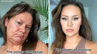 Increíble transformación de una mujer gracias al maquillaje abre debate en TikTok: video es viral