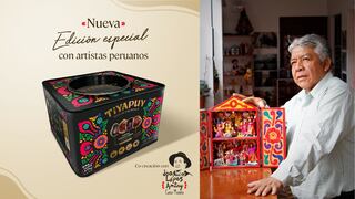 Tiyapuy y sus chips peruanos suman a retablista   don Joaquín Lopéz Antay en campaña navideña
