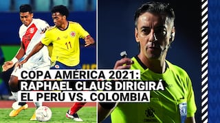 Perú vs. Colombia: árbitro brasileño Raphael Claus dirigirá el partido por el tercer puesto