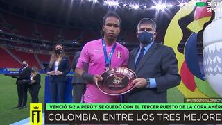 La Selección Peruana recibió la medalla del cuarto lugar de la Copa América 2021 | VIDEO