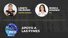 Jessica Honorio del PPC VS Lisseth Meléndez del Partido Morado