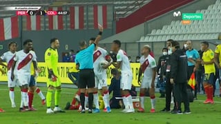 Perú vs. Colombia: Miguel Trauco salió expulsado por una infracción contra Juan Cuadrado [VIDEO]